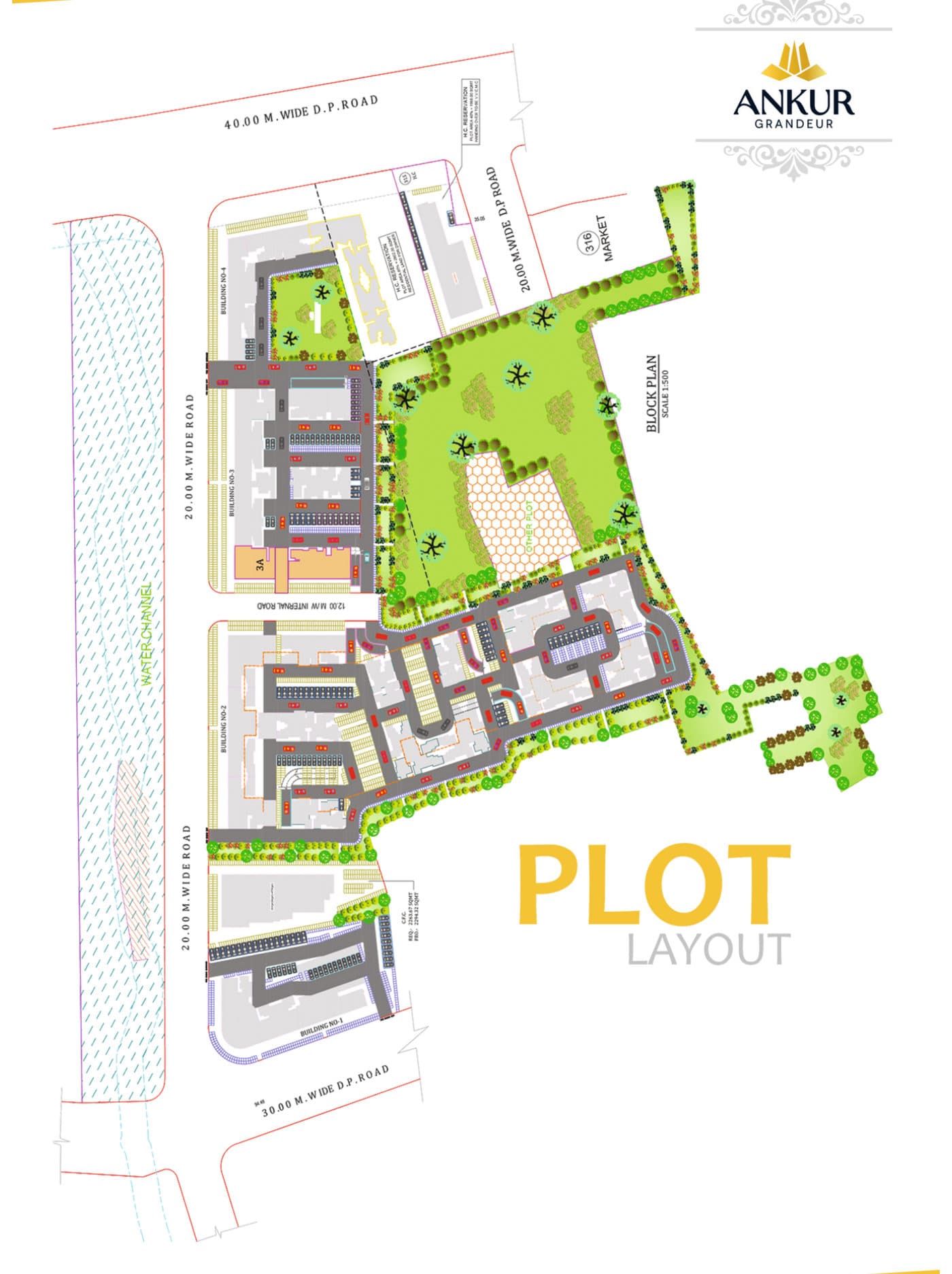 Ankur Grandeur plot layout